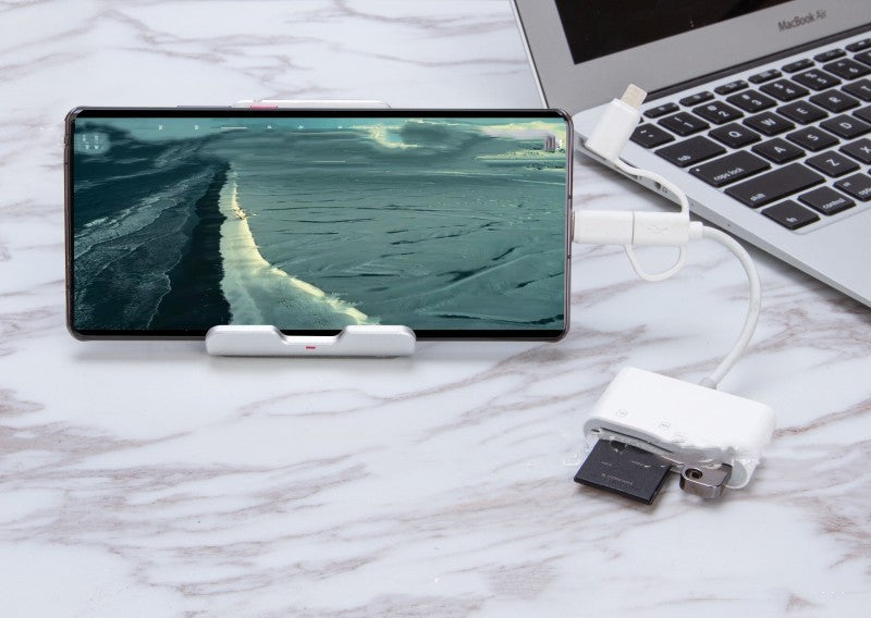 Mobile Phone SD Card Reader Camera Memory Card Conversion All-in-one For iPhone and Android