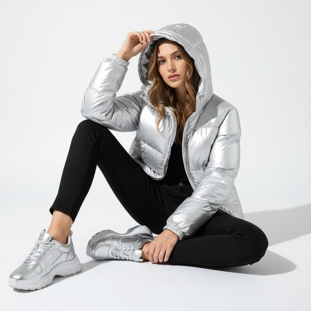 Men and Women Parka 2025 Winter Warmth Thickened Hooded Waterproof Puffer Jacket Coat Solid Casual Streetwear Windproof Outwear